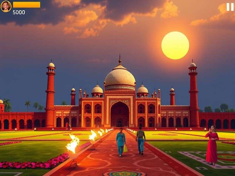 Taj Sunset Marathon gameplay screenshot